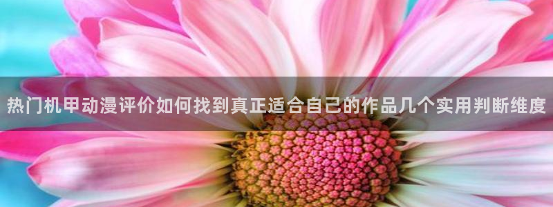 虫虫漫画快速更新:热门机甲动漫评价如何找到真正适合自己的作品几个实用判断维度配图